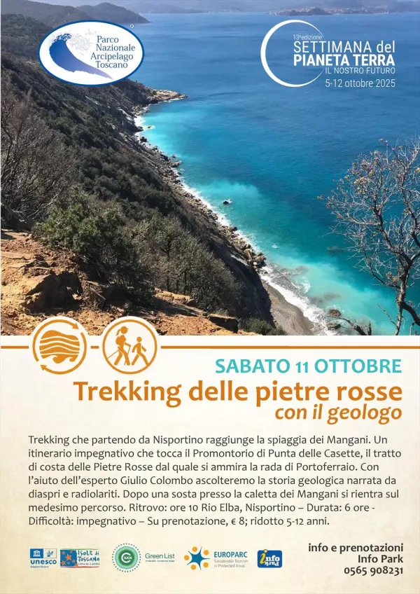 Trekking delle pietre rosse con il geologo