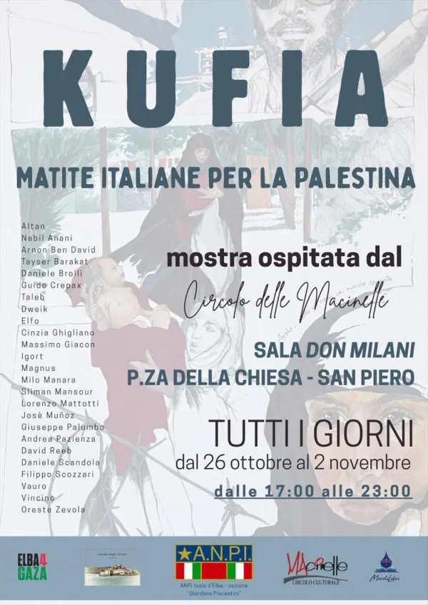 KUFIA – Matite italiane per la Palestina