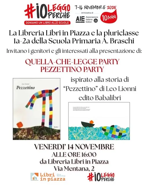 Quella-che-legge Party – Pezzettino Party