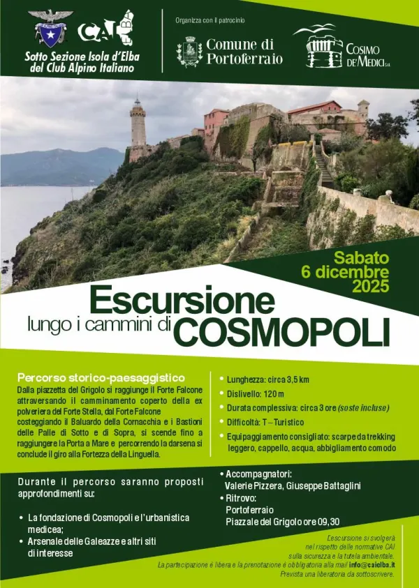 Escursione lungo i cammini di Cosmopoli