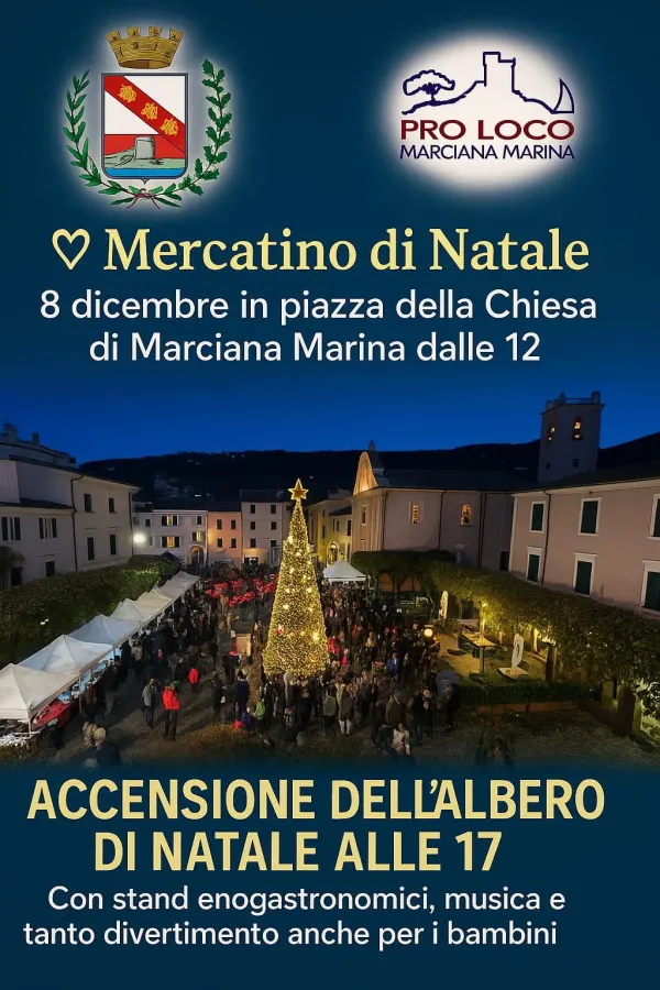 Mercatino di Natale e Accensione dell'Albero a Marciana Marina