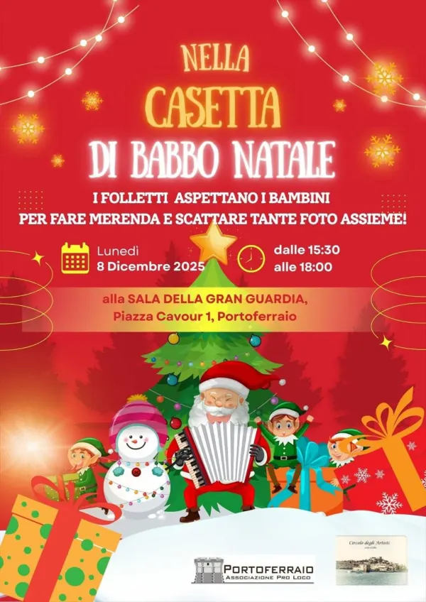 Nella casetta di Babbo Natale