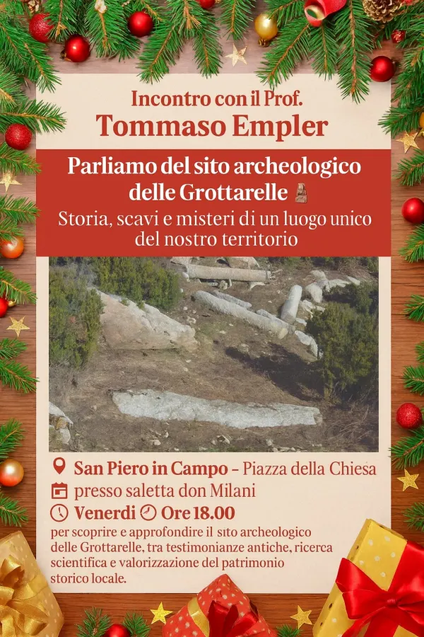 Il sito archeologico delle Grottarelle - Incontro con il prof. Empler 