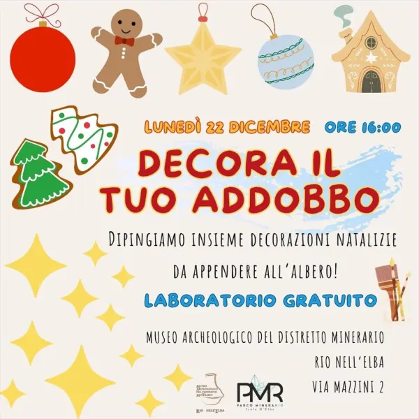 Crea il tuo addobbo - Laboratorio per bambini