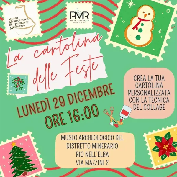 La cartolina delle feste - Laboratorio per bambini