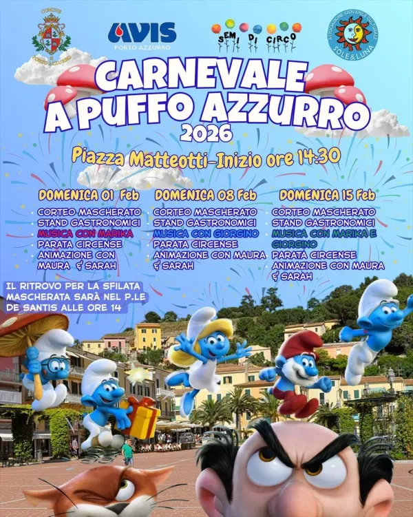Carnevale a Puffo Azzurro