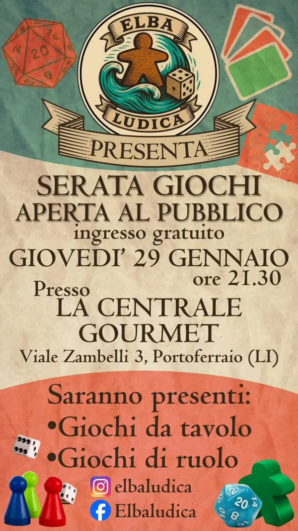 Elba Ludica - Serata Giochi