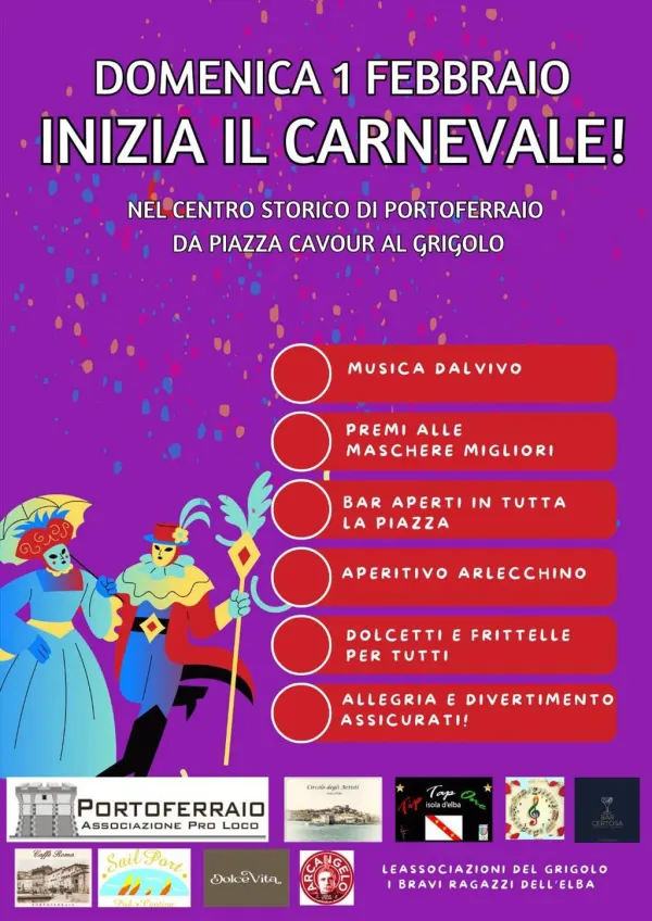 Festa di Carnevale a Portoferraio