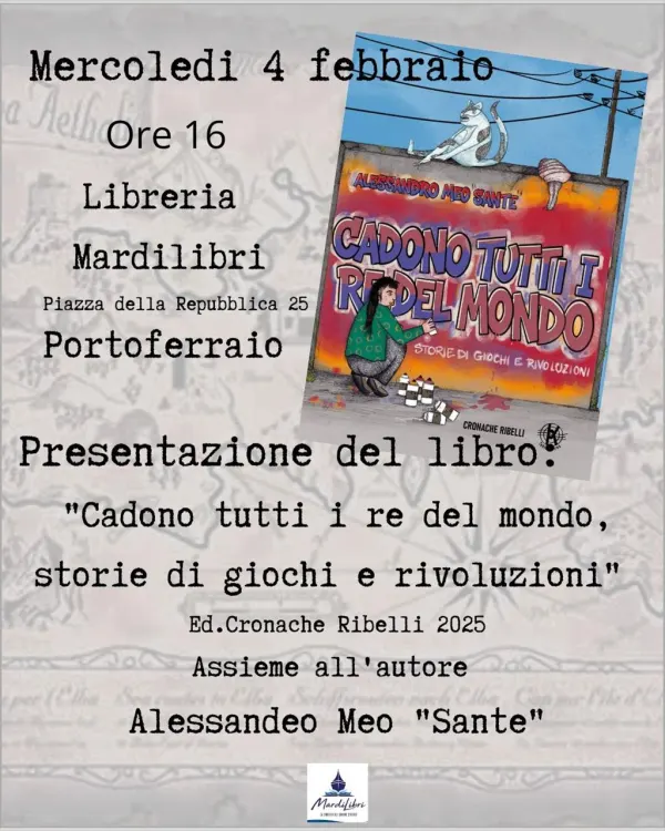 Presentazione di “Cadono tutti i re del mondo, storie di giochi e rivoluzioni”