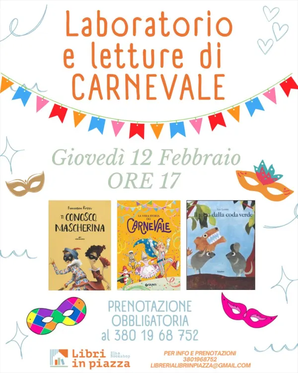 LABORATORIO E LETTURE DI CARNEVALE