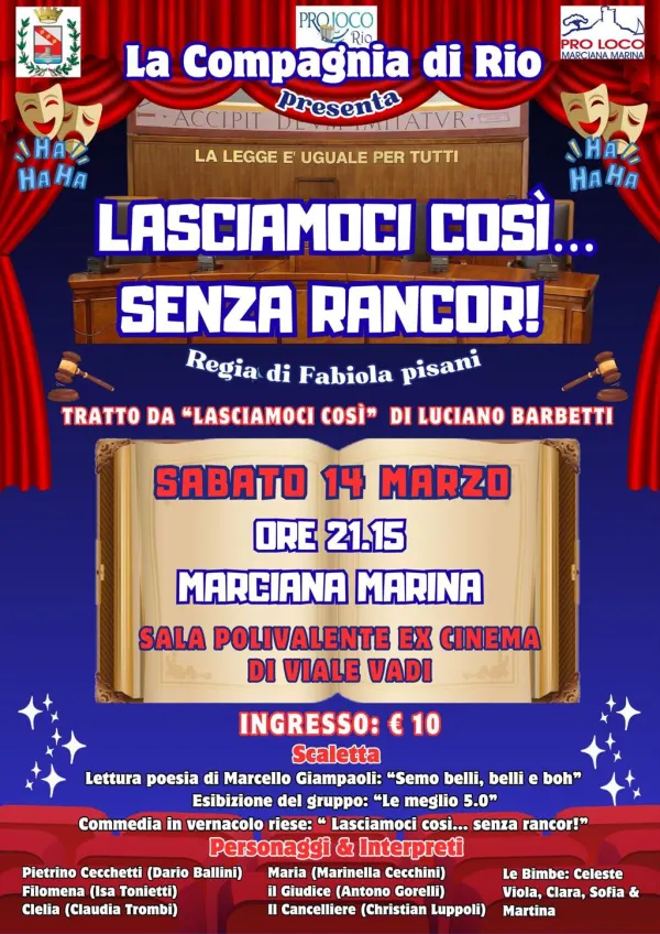 Lasciamoci così… senza rancor! - EVENTO ANNULLATO