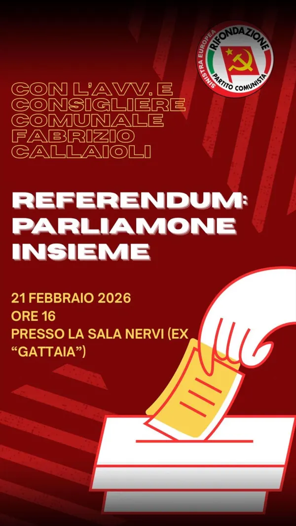 Referendum: parliamone insieme