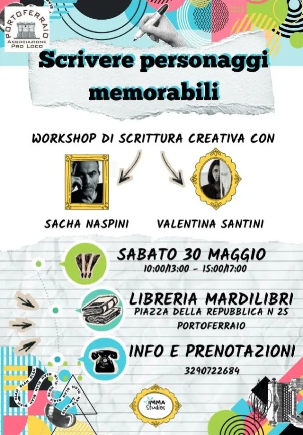 Scrivere personaggi memorabili - Workshop di scrittura creativa