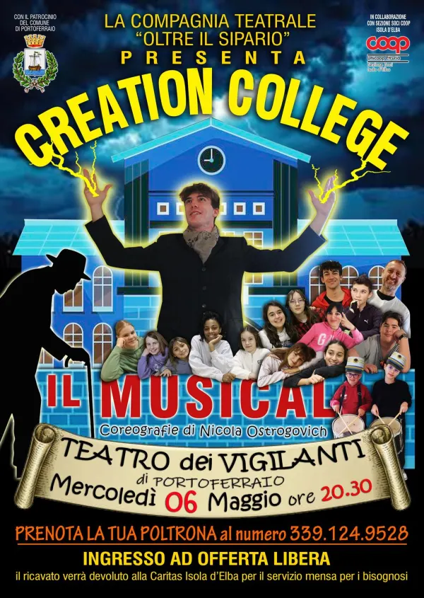 CREATION COLLEGE - IL MUSICAL dei giovani talenti elbani che emoziona e fa riflettere.