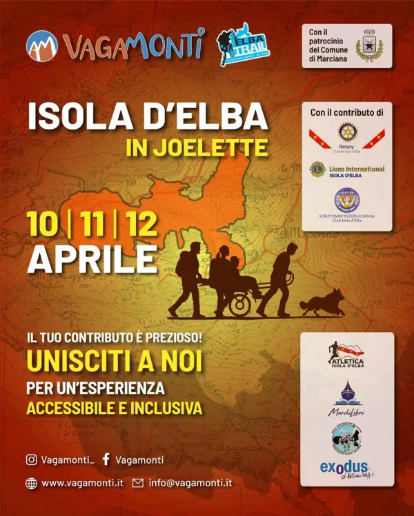 Isola d'Elba in joelette