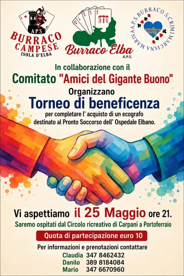 Torneo di burraco di beneficenza