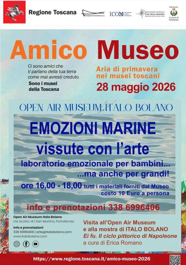 Visita guidata e laboratorio: “Emozioni marine vissute con l’Arte” – per bambini