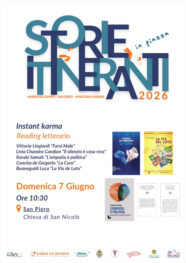 Storie itineranti in Piazza: Instant Karma Reading Letterario