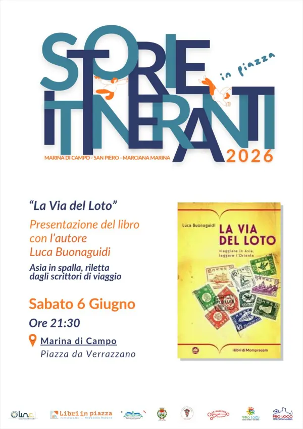Storie itineranti in Piazza: "La Via del Loto" di Luca Buonaguidi