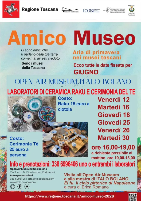 Laboratorio di Ceramica Raku e cerimonia del Tè - Amico Museo
