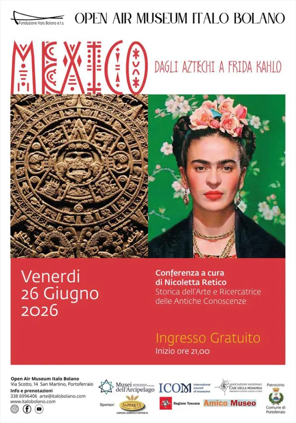 CONFERENZA -  Mexico: dagli Aztechi a Frida Kalo con Amico Museo della Regione Toscana