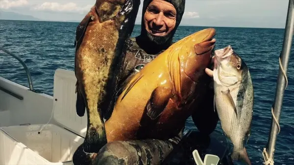Una serata con il pluricampione del mondo di pesca in apnea Renzo Mazzarri