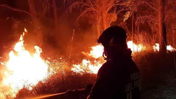 La storia degli incendi boschivi all’Elba