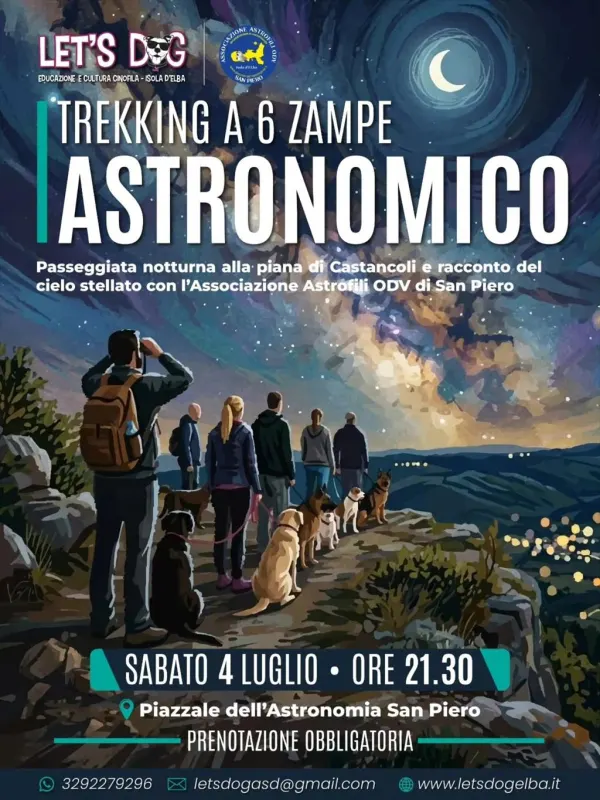 Trekking a 6 zampe astronomico