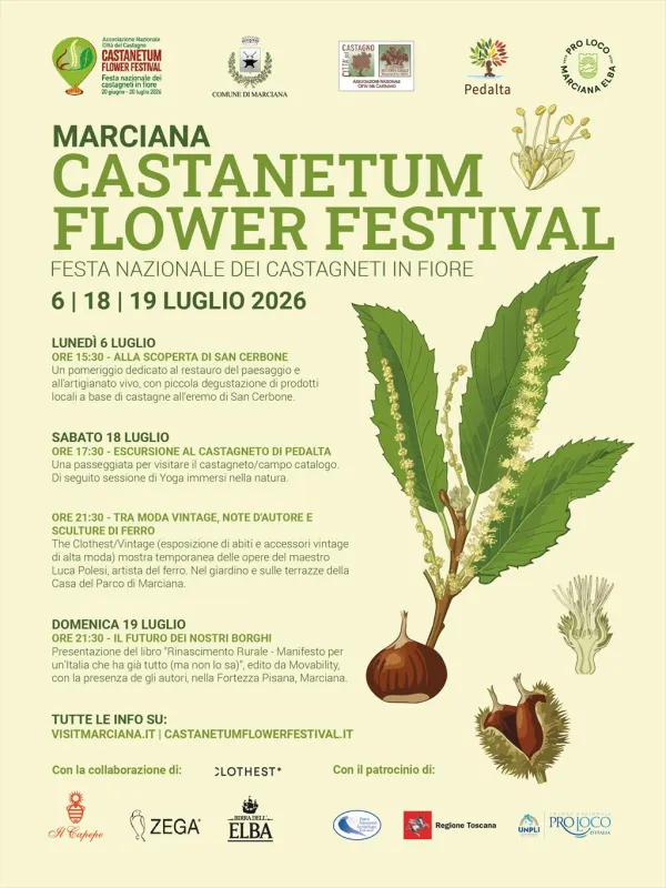 Castanetum Flower Festival - Escursione al castagneto di Pedalta