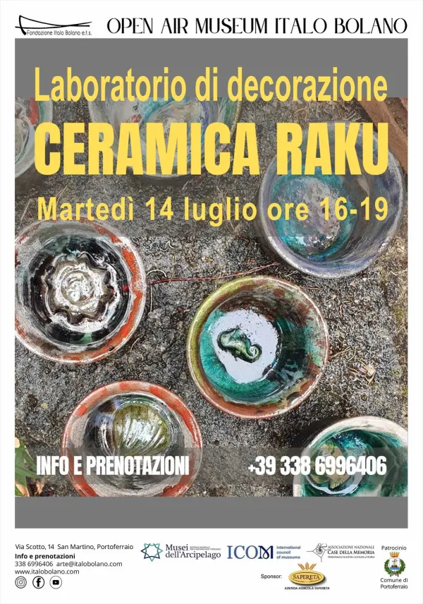 Laboratorio di decorazione ceramica Raku