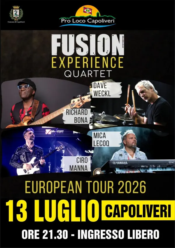 Concerto "Fusion Experience Quartet" con Richard Bona