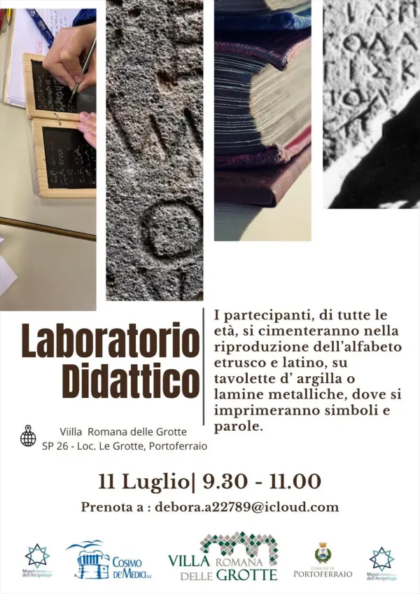 Laboratorio didattico con l'archeologa