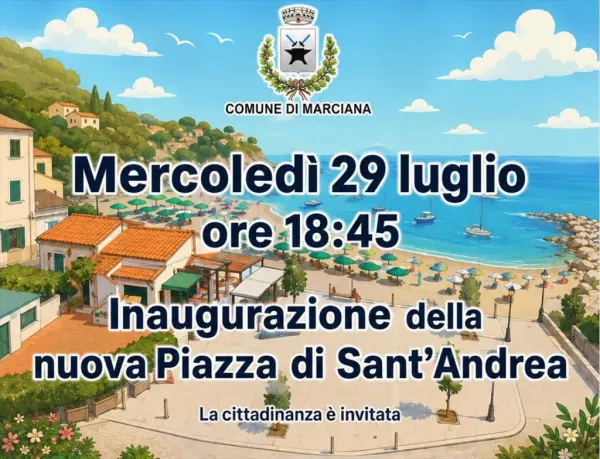 Inaugurazione della nuova Piazza di Sant’Andrea