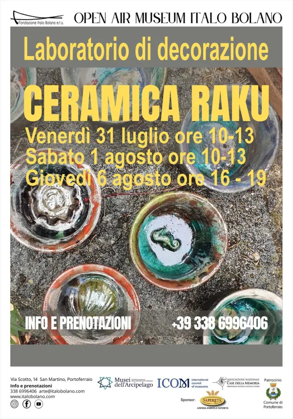 Laboratorio di decorazione ceramica Raku