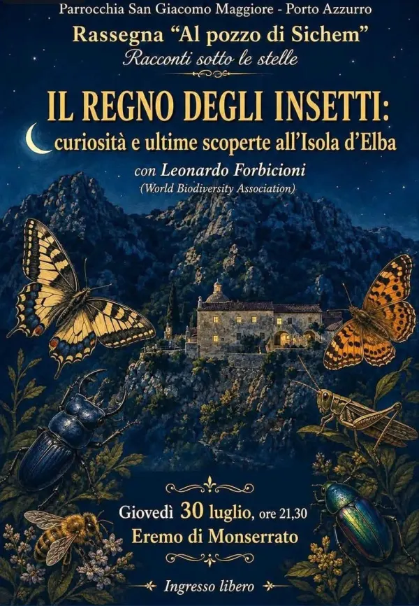 Racconti sotto le stelle - Il regno degli insetti: ricerche e scoperte nei dintorni di Monserrato