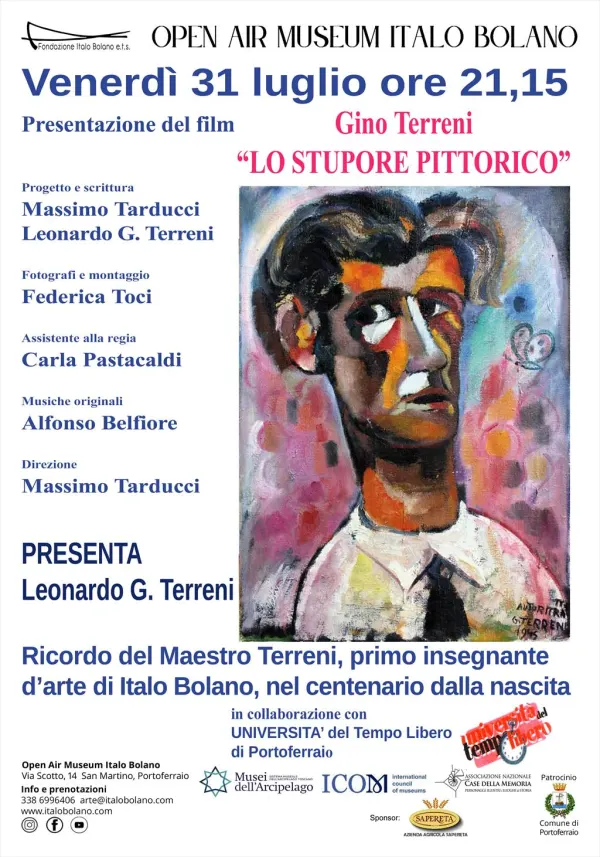 Il cinema racconta Gino Terreni: al Museo Bolano la proiezione di "Lo stupore pittorico"