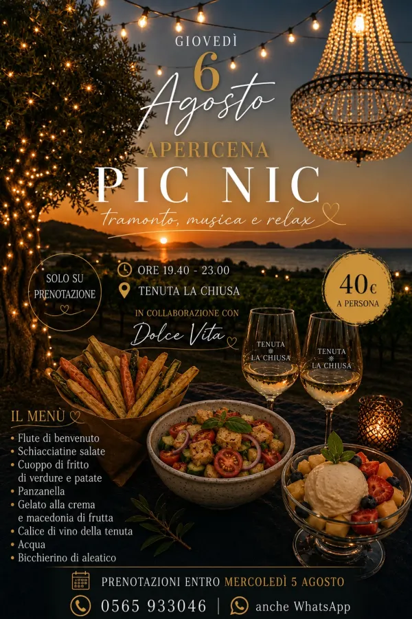 Pic Nic Night a Tenuta La Chiusa