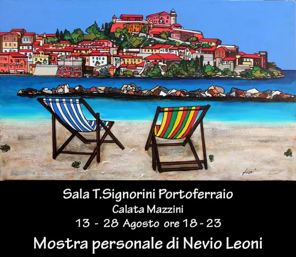 Mostra di pittura di Nevio Leoni