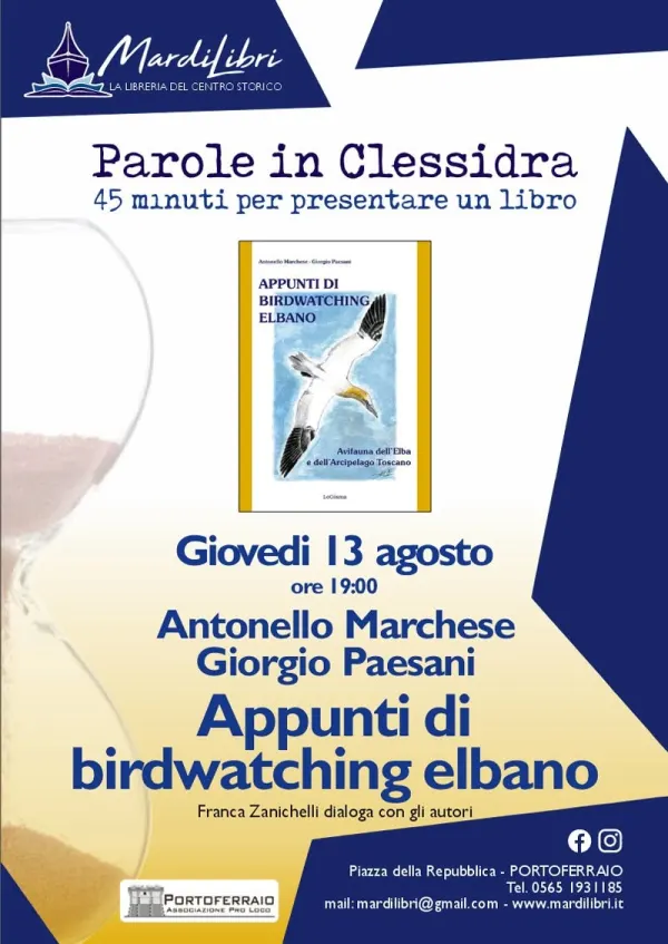 Parole in clessidra - Appunti di birdwatching elbano