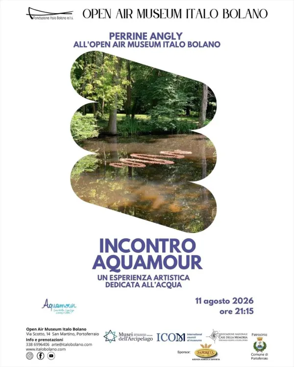 L'arte che galleggia sull'acqua: Perrine Angly protagonista al Museo Bolano nella serata Aquamour