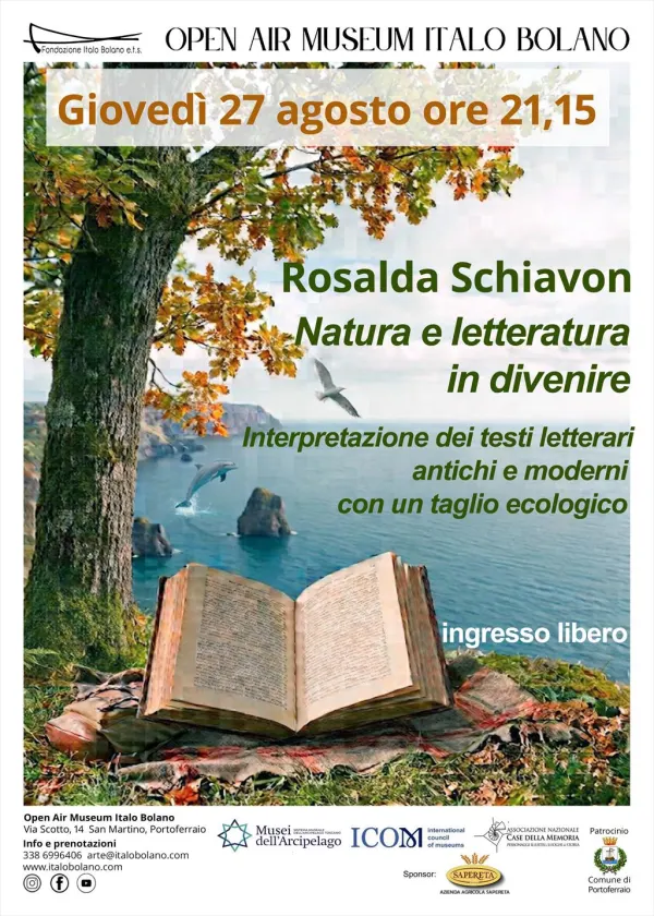 Natura e letteratura in divenire: al Museo Bolano un incontro con Rosalda Schiavon