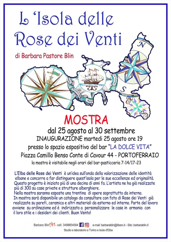 L'isola delle Rose dei Venti - Mostra di Barbara Blin
