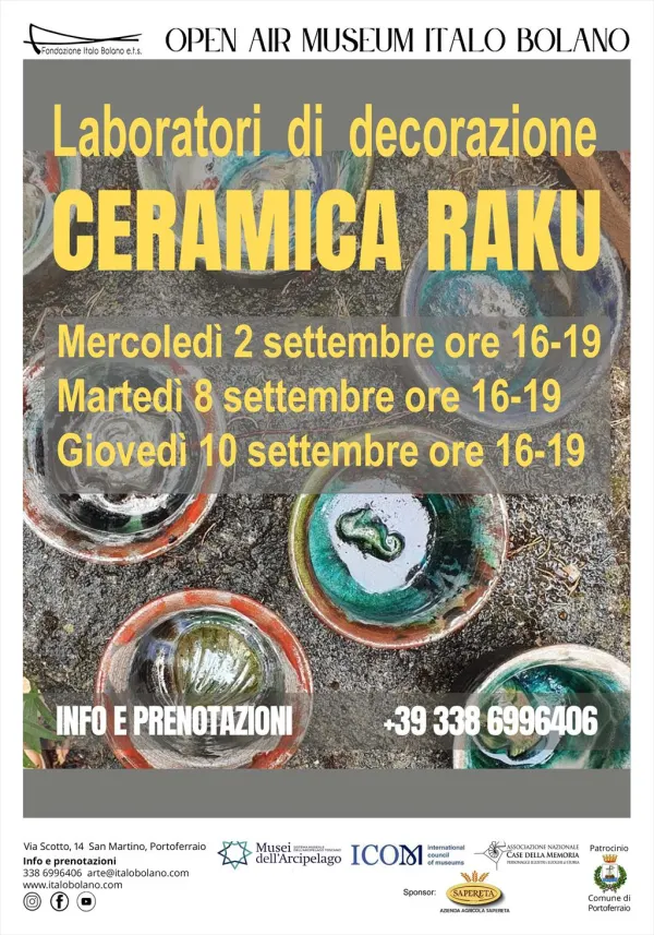 Laboratorio di decorazione ceramica Raku