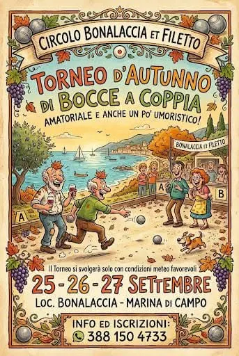 Torneo d’autunno di bocce a coppie