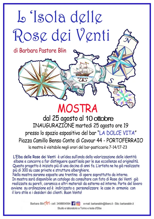 L'isola delle Rose dei Venti - Mostra di Barbara Blin
