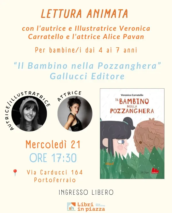 Lettura animata con autrice e attrice