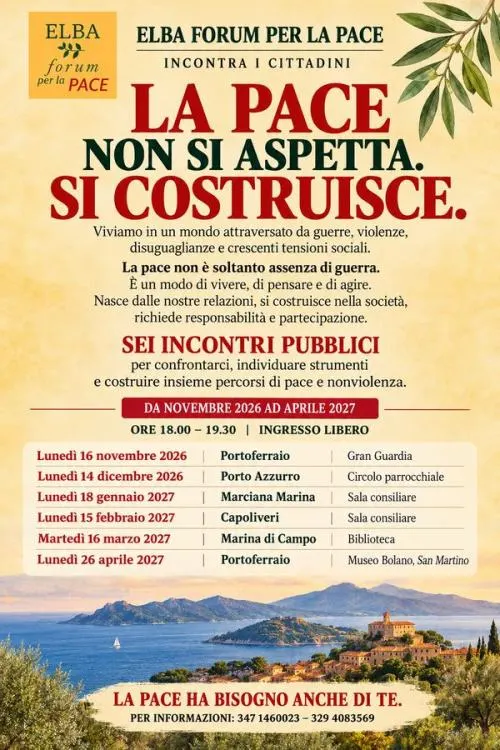 La pace non si aspetta, si costruisce
