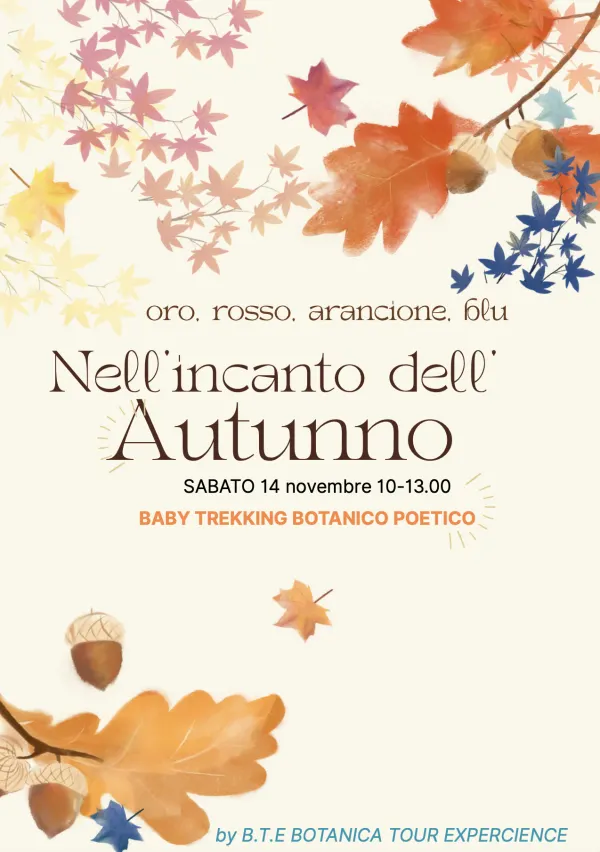 ORO,ROSSO,ARANCIONE,BLU, nell'incanto dell'autunno